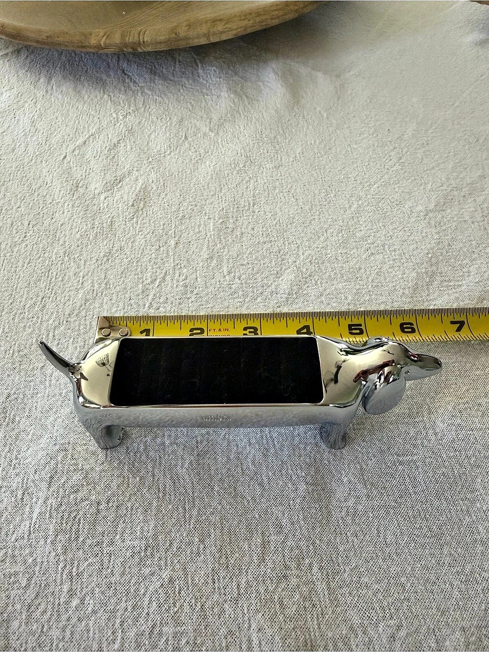 Umbra Dachsie Ring Holder Silver & Black Decorative Piece